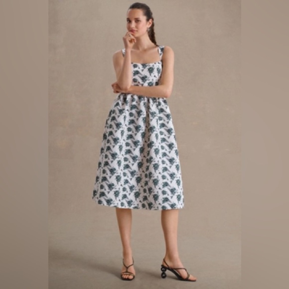 Sachin + Babi floral tafetta dress size 6